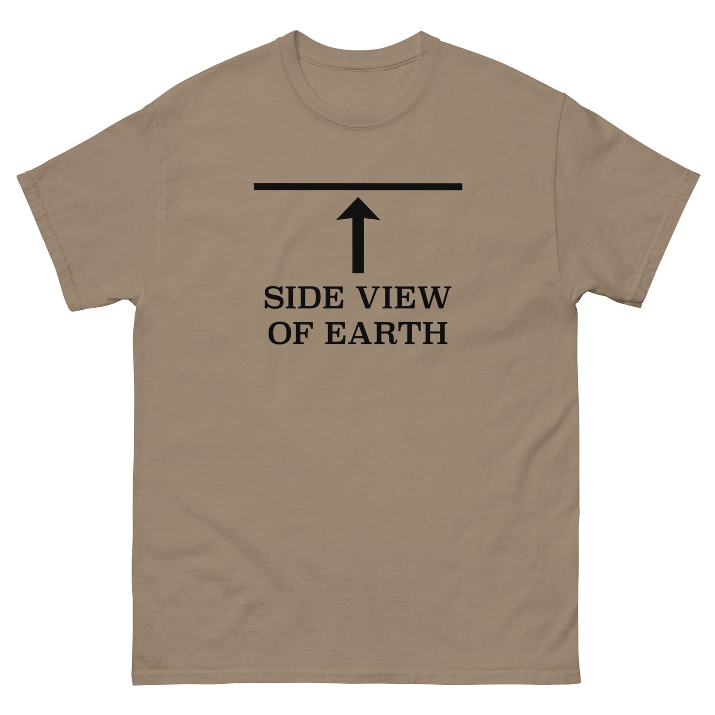 Side View Flat Earth Tee