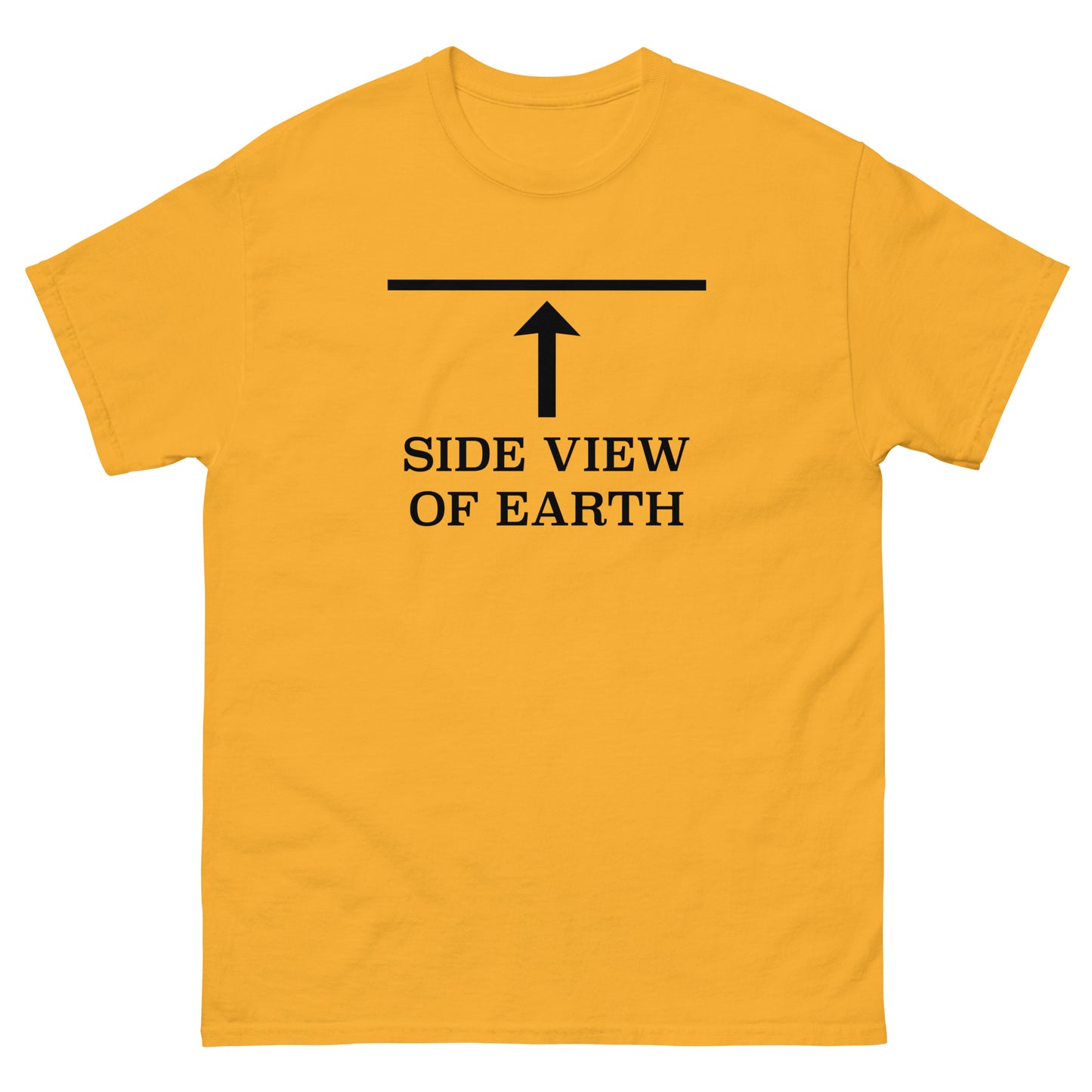 Side View Flat Earth Tee