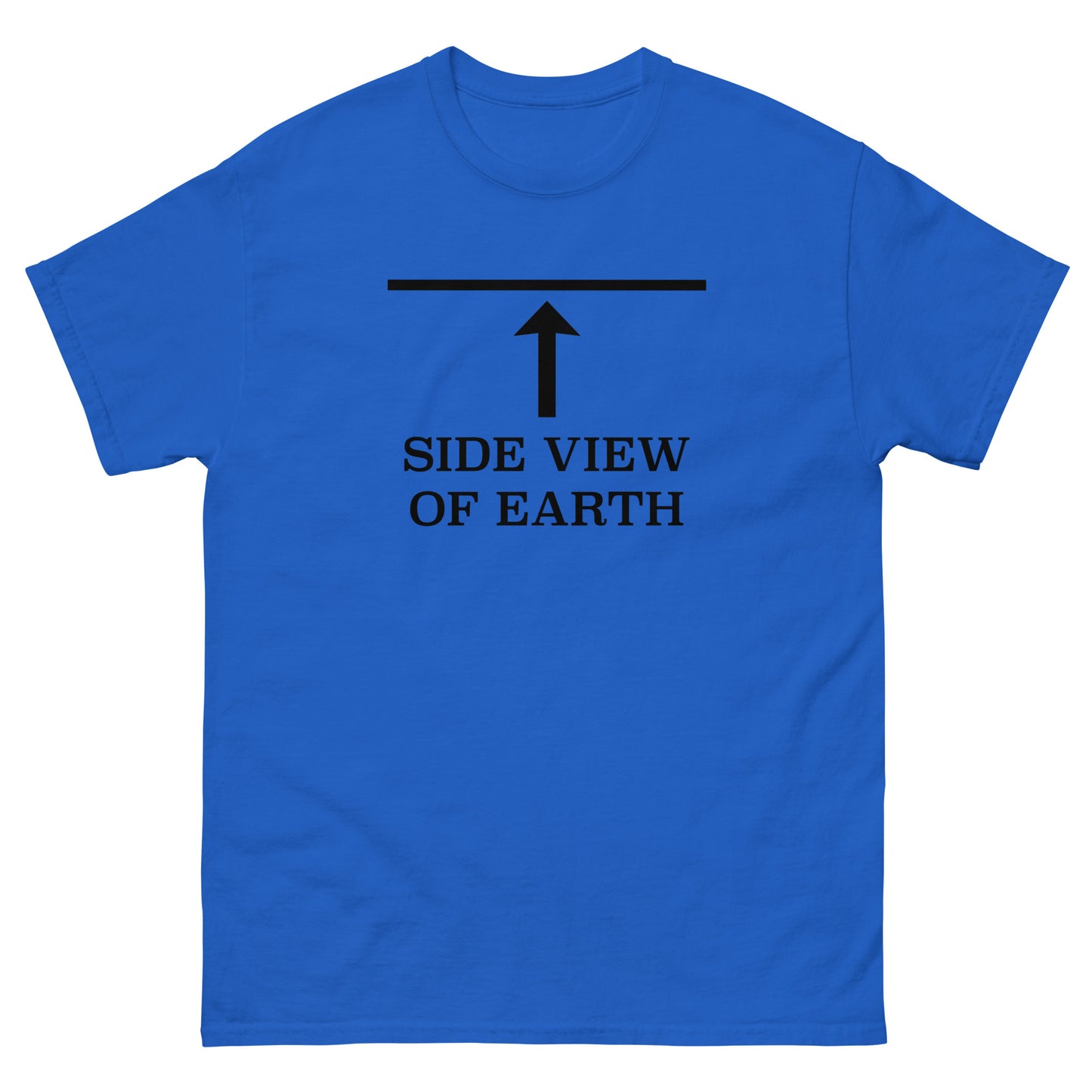 Side View Flat Earth Tee