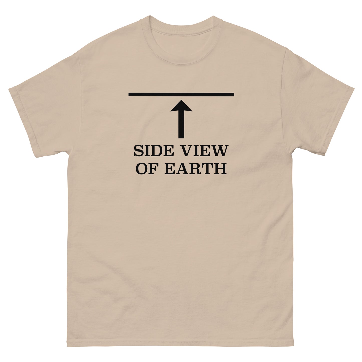 Side View Flat Earth Tee