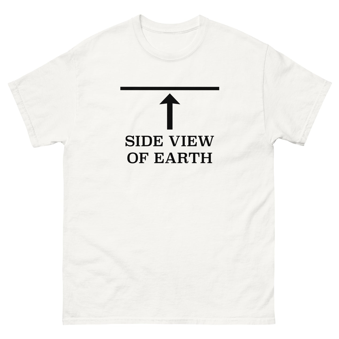 Side View Flat Earth Tee