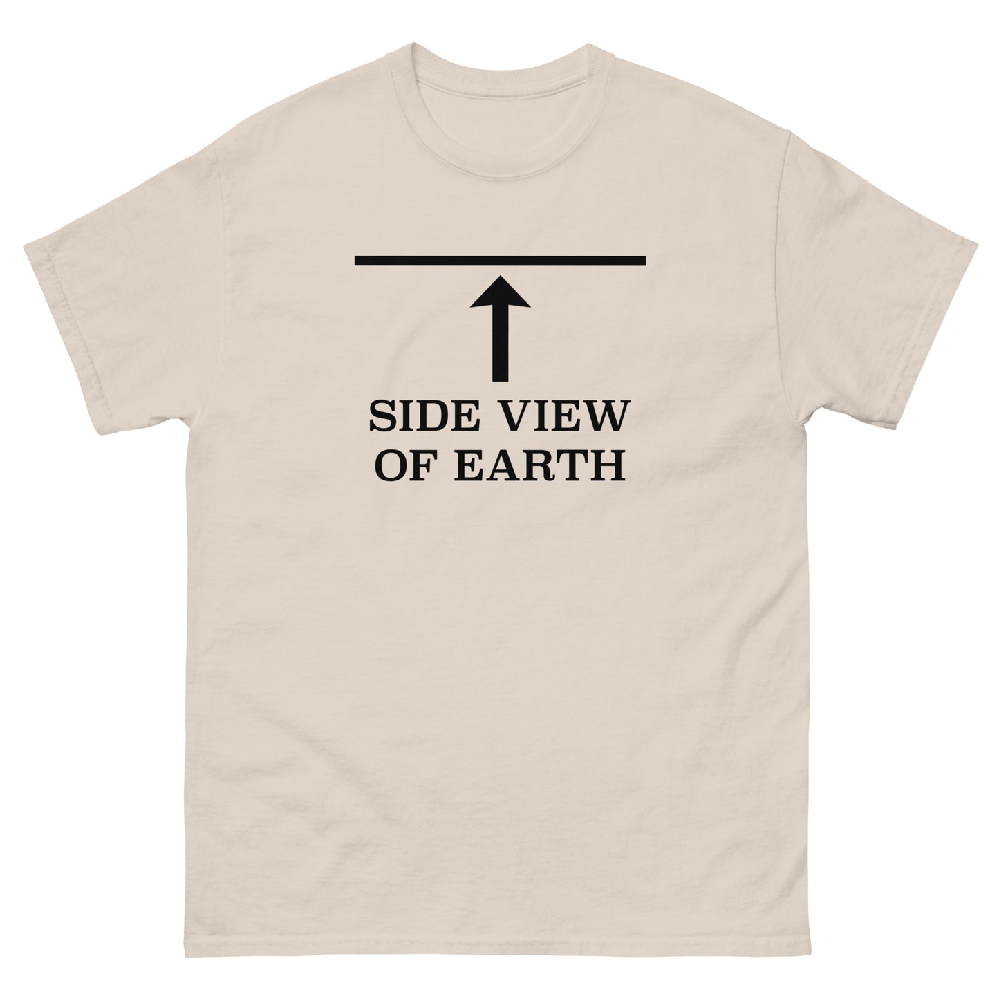 Side View Flat Earth Tee