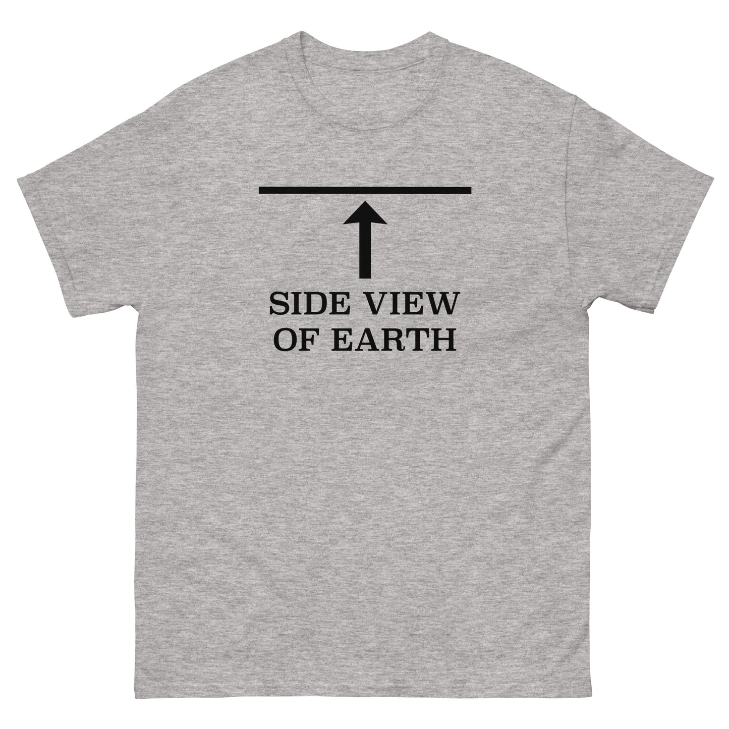 Side View Flat Earth Tee